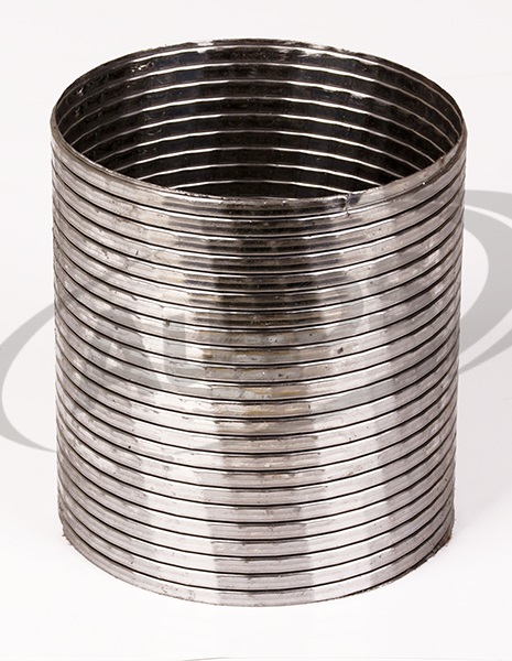 Trubka výfuku - pružný díl 128x143 VOLVO FH12, FH13, RVI Premium 2, Magnum DXi12/13