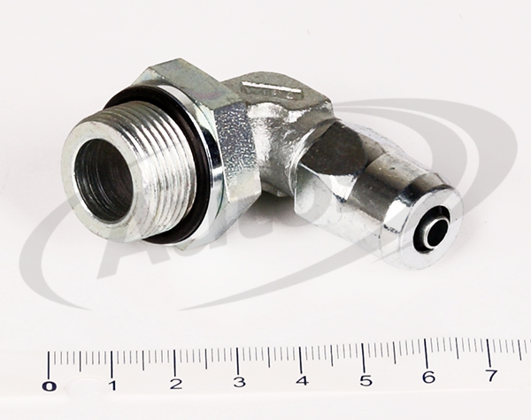Rychlospojka 90° M22x1,5/PA 8 vnější závit, kovová