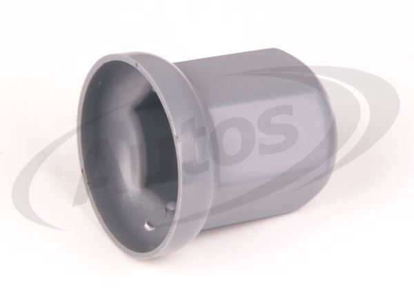 Kryt matice kola 32mm vysoký - šedý plast