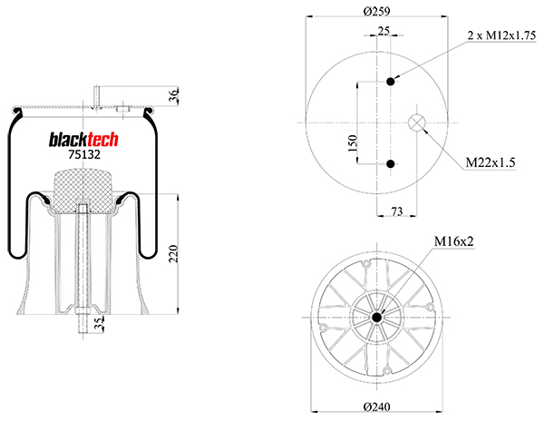 Vlnovec pérování kompletní - plastový zvon SAF INTRAAX Plus, Intradisc Plus, SAF 2626V
