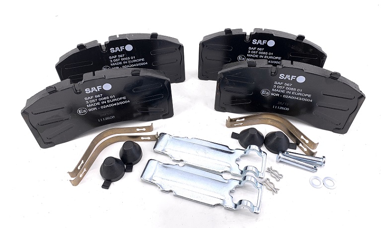 Deska brzdová 29148, 29183 Saf 174x84x27 PN/ZN MERCEDES Atego 712-823, MAN TGL od 2007