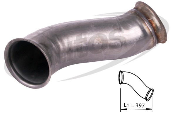 Trubka výfuku přední VOLVO FM9,FM11, FM13,FH13,FH16, RVI Magnum DXi13 EURO 4/5