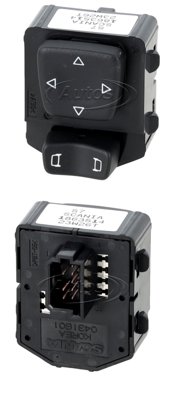 Panel ovládání zrcadel L/P SCANIA P,G,R,T od 2003 do 2018