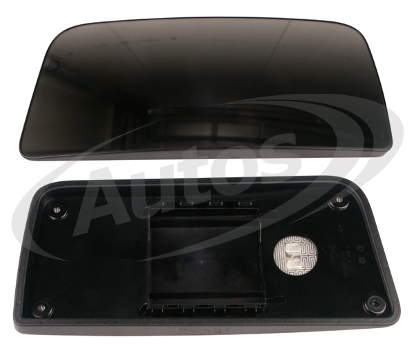 Sklo zrcadla hlavního 24V R1200 430x193x34 L MERCEDES Actros MP4