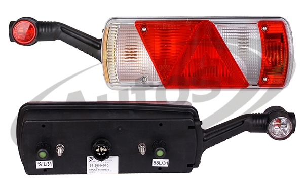 Svítilna zadní L ECOPOINT II konektor KOGEL