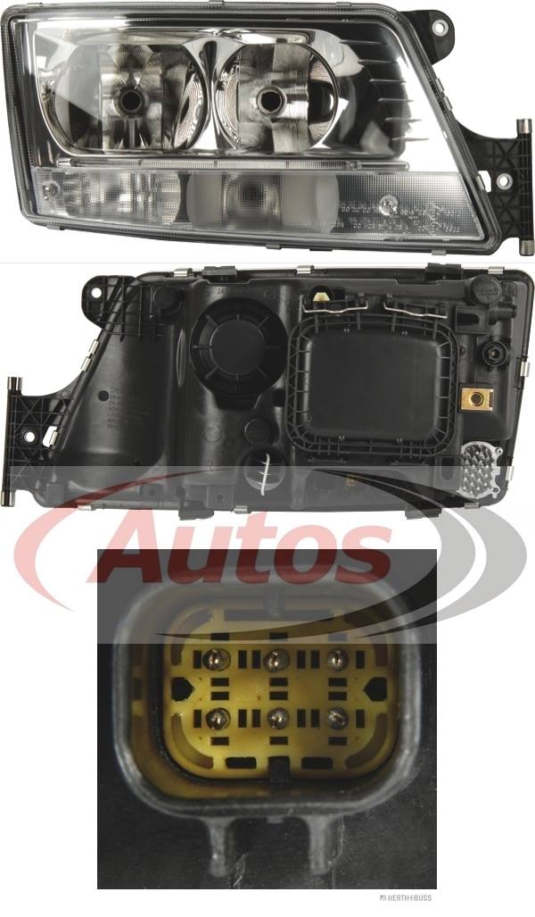 Světlomet hlavní s denním svícením P MAN TGS,TGX 