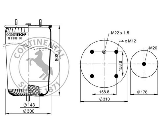 Vlnovec pérování 3138NP01 bez zvonu SAF SKRS 9037