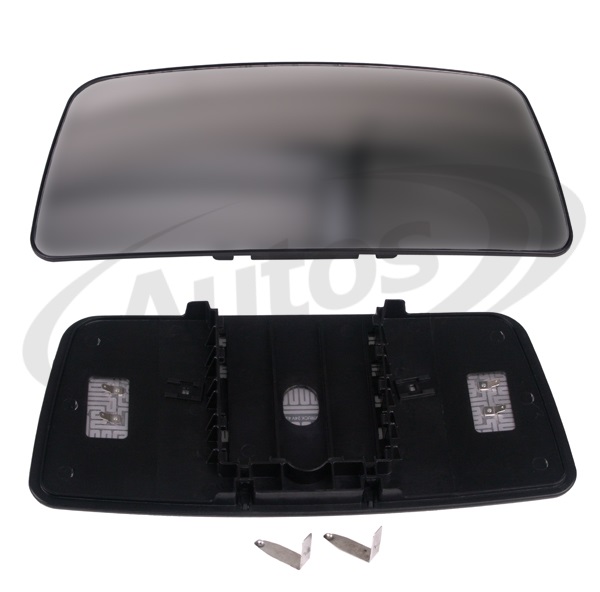 Sklo hlavního zrcadla 24V R1800 200x435 L/P VOLVO FM9 od 09.2002, FM II, FH12 od 04.2002