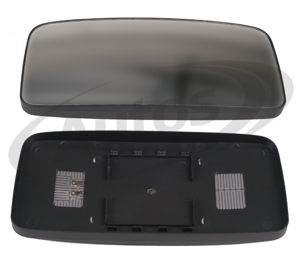 Sklo zrcadla hlavního 24V R1200 379x176x47 L/P MAN TGA,TGL,TGM, 