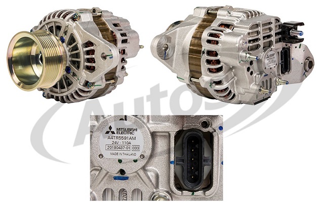 Alternátor 24V/110A RVI Premium DXi, Kerax DXi13, VOLVO FH12, FM12 D12A340 od 08.1993