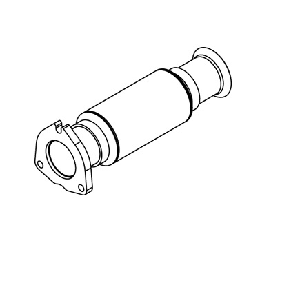 Trubka výfuku přední s pružným dílem RVI Mascott DXi Euro 4