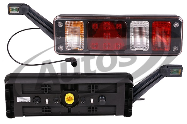 Svítilna zadní LED/žárovka 4-dílná s poziční svítilnou L KRONE, SCHMITZ