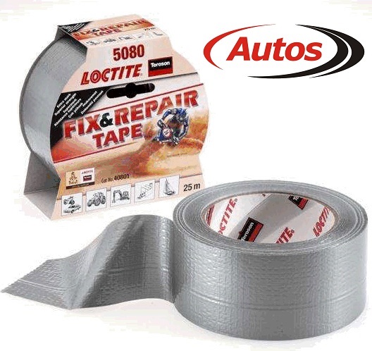 Páska lepící fixační LOCTITE 5080 na netěsnosti potrubí do tlaku 4bar, šedá