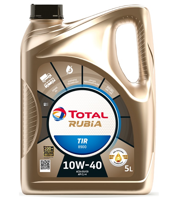 Olej motorový TOTAL RUBIA TIR 8900 10W-40, 5 l