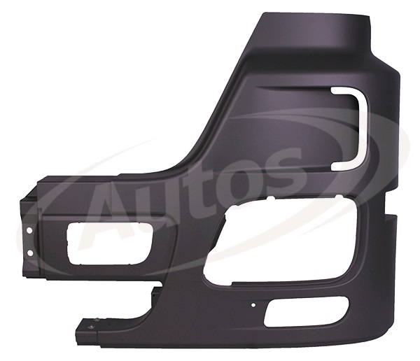 Nárazník přední L s otvorem na mlhovky a sání vzduchu - šedý MERCEDES Actros Megaspace