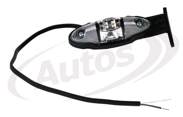 Svítilna poziční 12V/30V oválná LED bílá/oranžová/červená