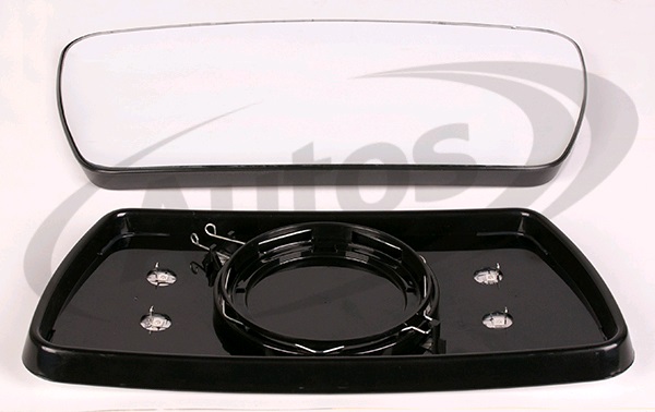 Sklo zrcadla hlavního 24V R1200 371x181 IVECO Stralis od 2006 