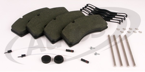 Deska brzdová 29077,29092,29134 Textar 204x95x23 MERCEDES Unimog, WABCO 1300V