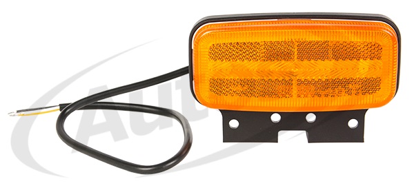 Svítilna poziční 12V/36V LED oranžová, s odrazkou a funkcí směrovky, s držákem a kabelem