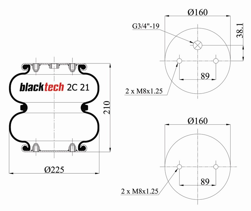 Vlnovec pérování zvedací nápravy SCHMITZ, WEWELER