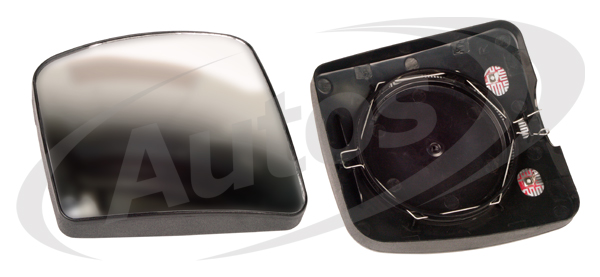 Sklo zrcadla pomocné 24V  P 191x193mm  MERCEDES Actros