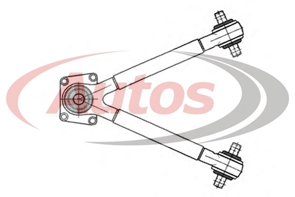 Tyč vodící - triangl 609x152 DAF 95XF,85,75,65