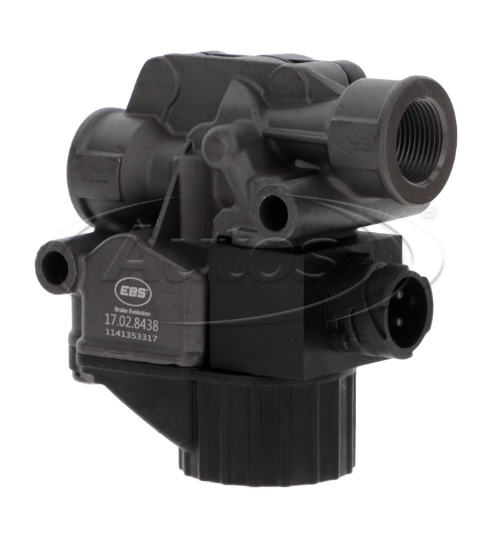 Modulátor ABS BR9154 24V 2xM22x1,5 bajonet  DAF/ IRISBUS/ IVECO/ MAN/ RVI/ SCANIA/ VOLVO