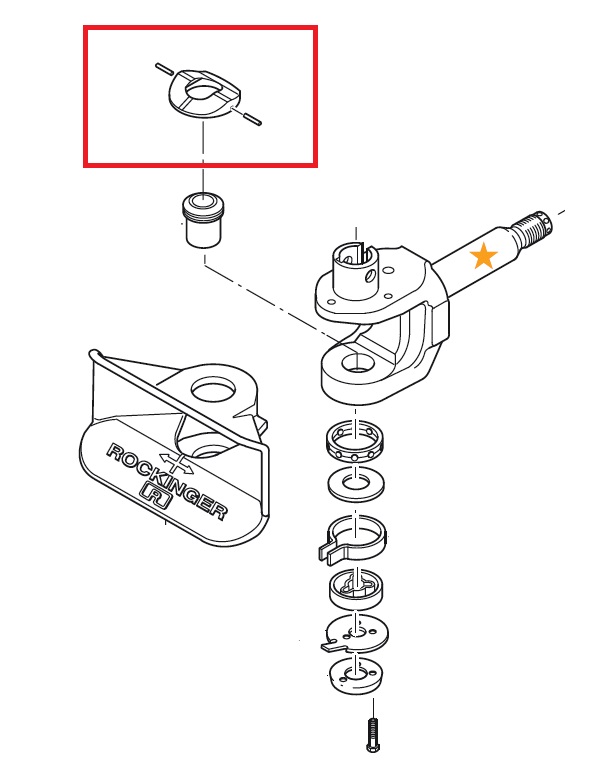 Podložka závěsu ROCKINGER typ 500 G 65