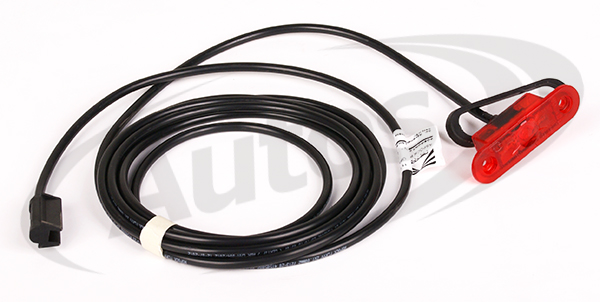 Svítilna poziční 12V/24V LED červená s kabelem 3,5m POSIPOINT II