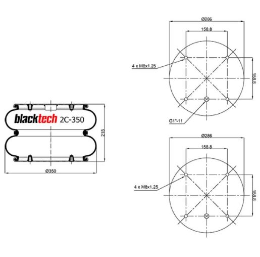 Vlnovec pérování zvedačky 2C 350-215 P02DAF F2800>F3600//95XF/XF95
