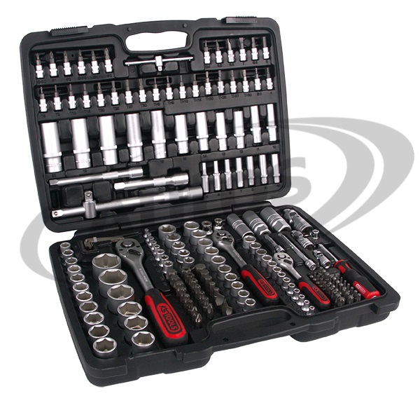 Sada nástrčných klíčů GOLA 3/8" 1/4" 1/2" -  179 ks  s příslušenstvím 