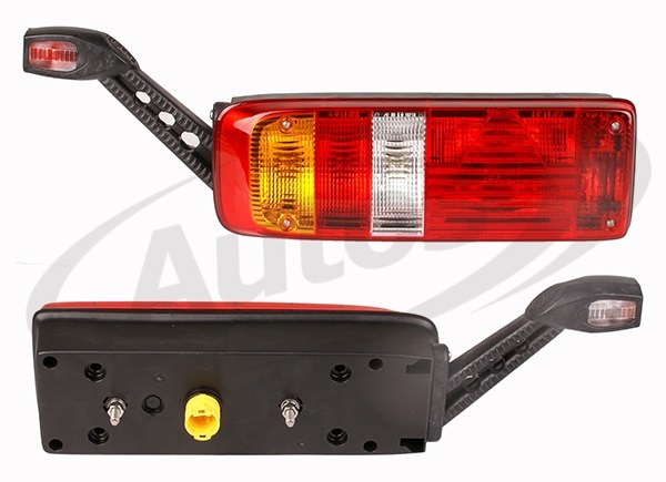 Svítilna zadní L EASYCONN s trojúhelníkem a poziční svítilnou-tykadlem