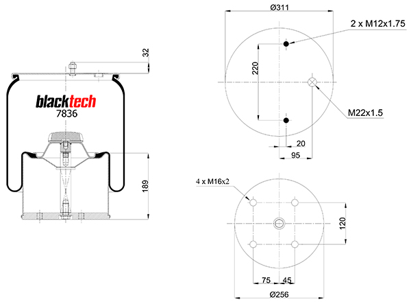 Vlnovec pérování RML7836C3, GIGANT