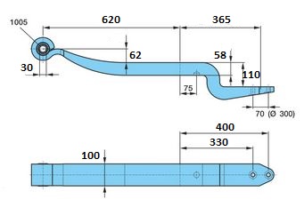 Pero listové 1 list 695x350x100 BPW KRONE