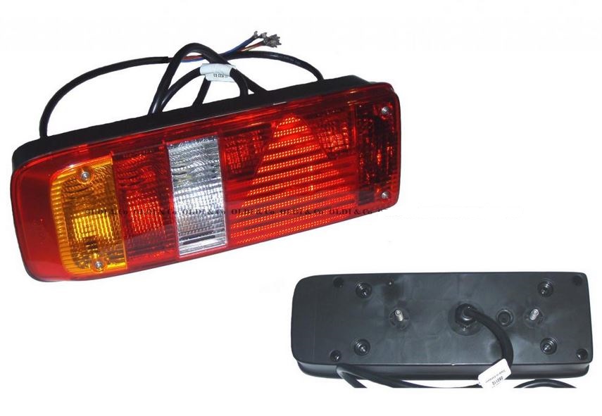 Svítilna zadní L EASYCONN I s trojúhelníkem a kabelem KÖGEL, SCHMITZ