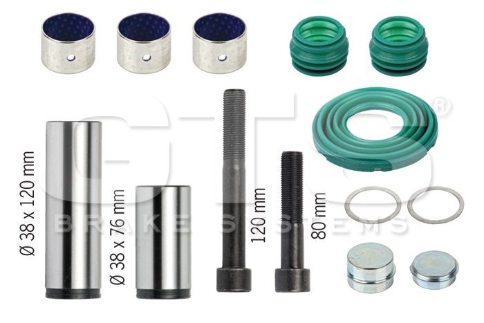 Sada opravárenská brzdového třmenu WABCO 19,5"/22,5"