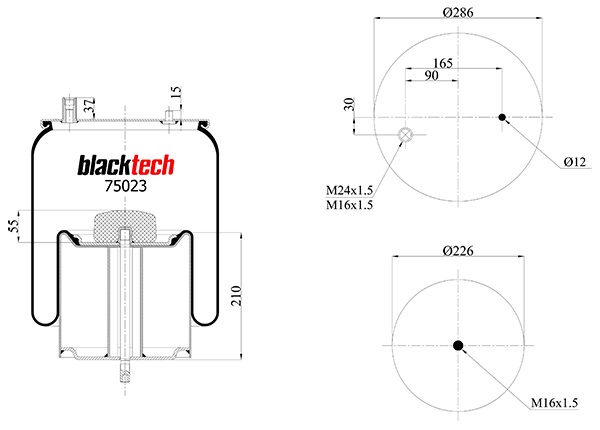 Vlnovec pérování RML75023 C10 komplet RVI Premium, Magnum