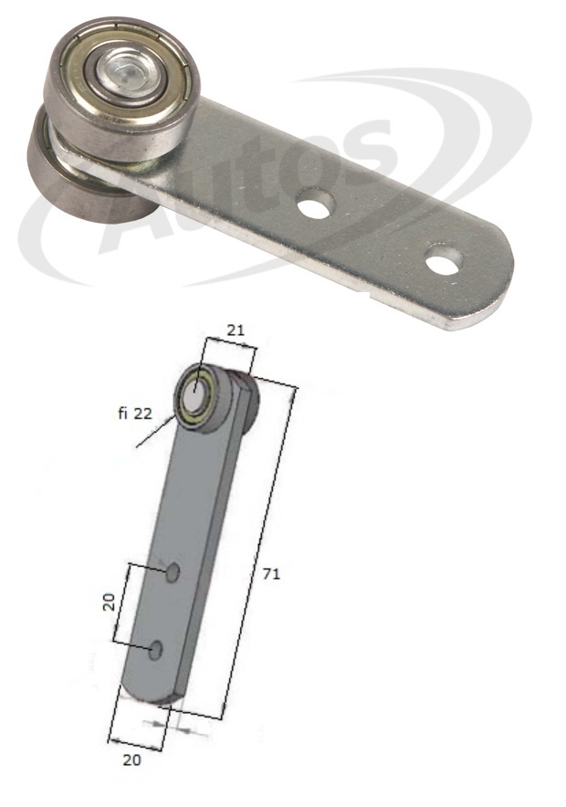 Rolna shrnovací plachty 22x71 typ CS/ SESAM Multiliner Combi