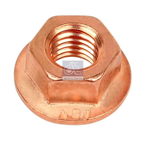 Matice s pevnou podložkou M10x1,5 Cu MAN TGA,TGL, TGM, TGS, TGX, F/M/L2000, NEOPLAN