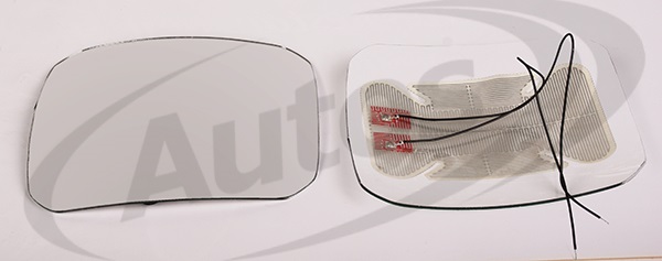 Sklo zrcadla širokoúhlé 24V R300 190x184x3 L/P MAN TGA,TGL