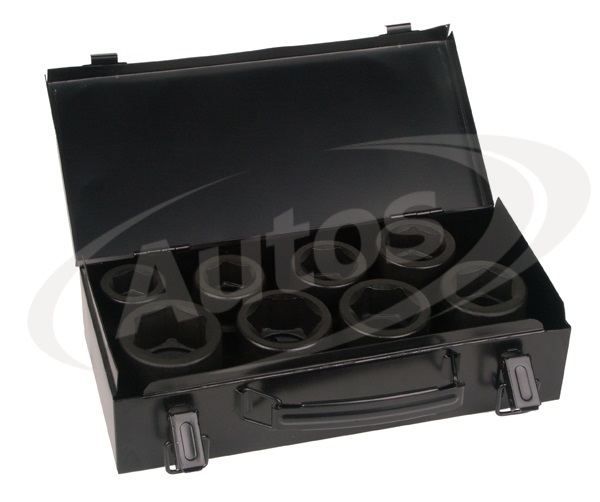 Sada nástrčných úderových hlavic 1" / 24,27,30,32, 33,36,38,41 mm