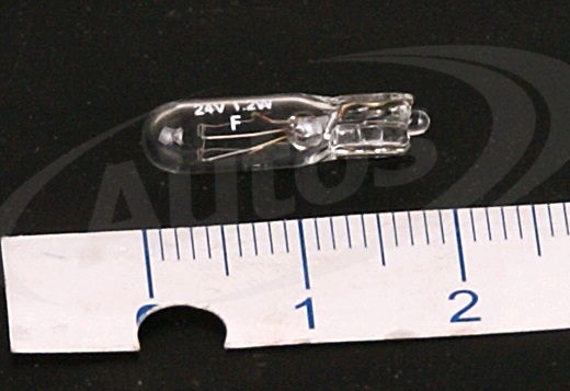 Žárovka 24V 1,2W W2x4,6d celoskleněná HELLA