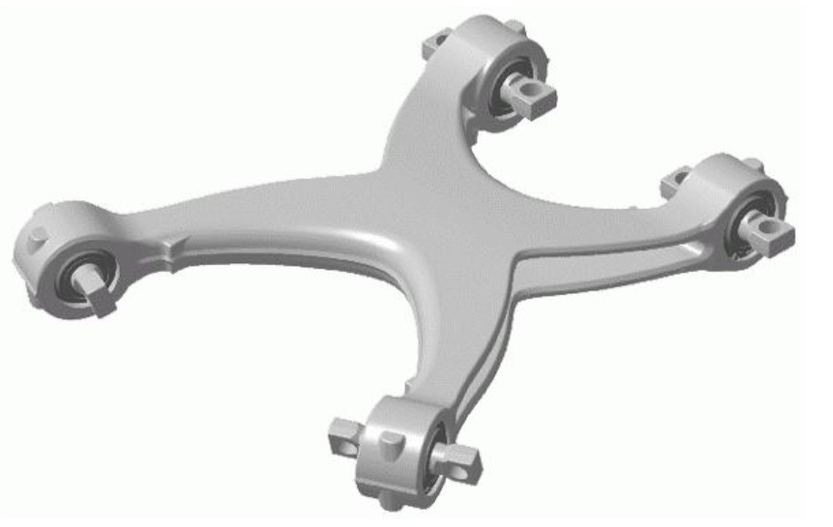 Tyč vodící - triangl čtyřbodový ZN MAN TGA,TGS,TGX