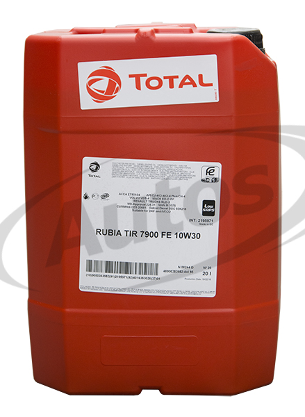 Olej motorový TOTAL Rubia Tir 7900 FE 10W-30 syntetický 20 l, nákladní vozy
