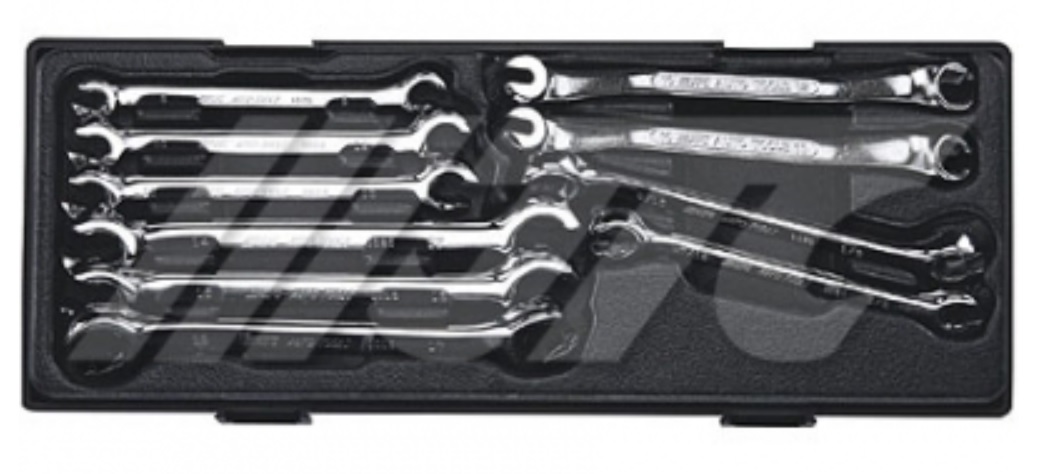 Sada nářadí do vozíku - klíč očko-plochý 8-19mm, 10 ks