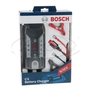 Nabíječka autobaterie BOSCH 6V/12V 0,8/3,8A typ Ca/Ca/EFB/GEL/VRLA