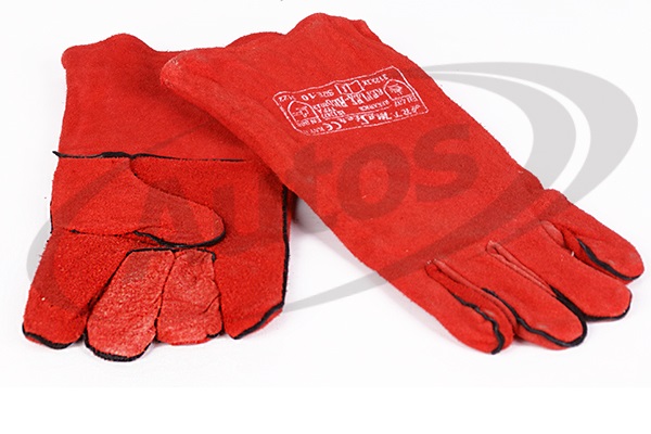 Rukavice svářečské REDGRIP z hovězí štípenky s ochranou před konatktním teplem, vel.10