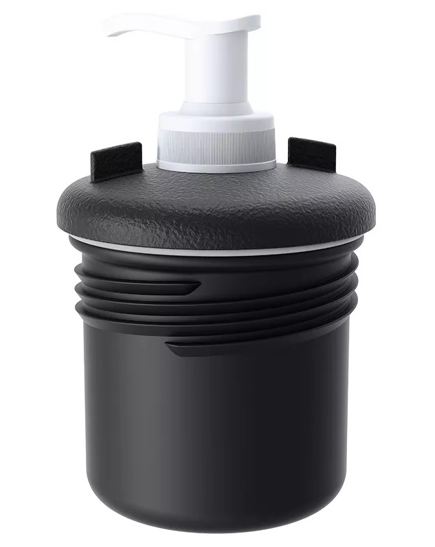 Dávkovač mýdla 250ml černý - do nádrže na vodu LOKHEN