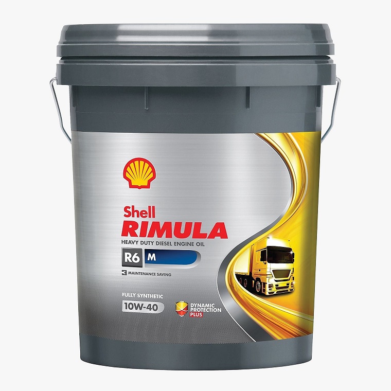 Olej motorový SHELL RIMULA R6 M 10W-40, syntetický 20 l, nákladní vozy
