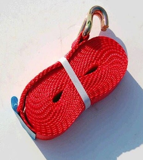 Pás upínací  5t/50mm/ 6m volné konce, červený